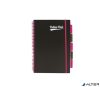 Spirálfüzet, A4, vonalas, 100 lap, PUKKA PAD, 'Neon black project book'