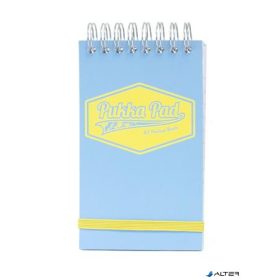   Jegyzetfüzet, spirálozott, A7, vonalas, 50 lap, PUKKA PAD "Pastel", vegyes színek
