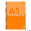 Spirálfüzet, A5, vonalas, 80 lap, PUKKA PAD "Unipad Essentials Jotta", vegyes