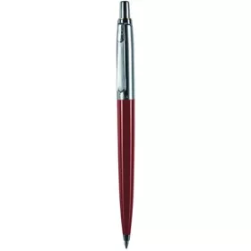 Golyóstoll, 0,8 mm, nyomógombos, piros tolltest, PAX, kék