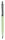 Golyóstoll, 0,8 mm, nyomógombos, pasztell zöld tolltest, PAX, kék