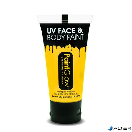 Arc- testfesték, UV fényben fluoreszkáló, 50 ml, neon sárga