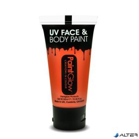   Arc- testfesték, UV fényben fluoreszkáló, 50 ml, neon narancs