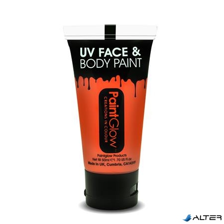 Arc- testfesték, UV fényben fluoreszkáló, 50 ml, neon narancs