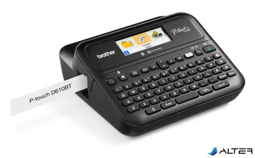 Elektromos feliratozógép hordtáskával, BROTHER "PT-D610BTVP"
