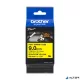 Zsugorcső, feliratozógéphez, 9,0 mm x 1,5 m, BROTHER "HSe-621E", sárga-fekete