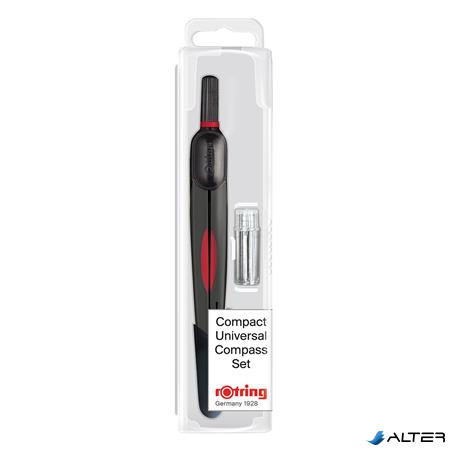 Körző, fém, heggyel, univerzális, ROTRING "Compact"