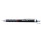 Nyomósirón, 0,7 mm, ROTRING "Tikky T", fekete