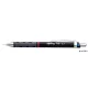 Nyomósirón, 0,7 mm, ROTRING "Tikky T", fekete