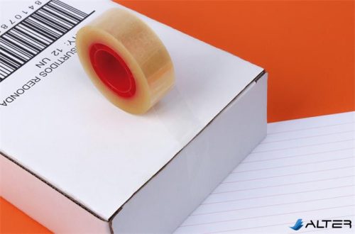 Ragasztószalag, 12 mm x 66 m, APLI "Transparent", átlátszó