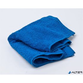 Pamut törölköző, 30x50 cm, középkék