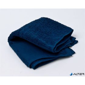 Pamut törölköző, 30x50 cm, sötétkék