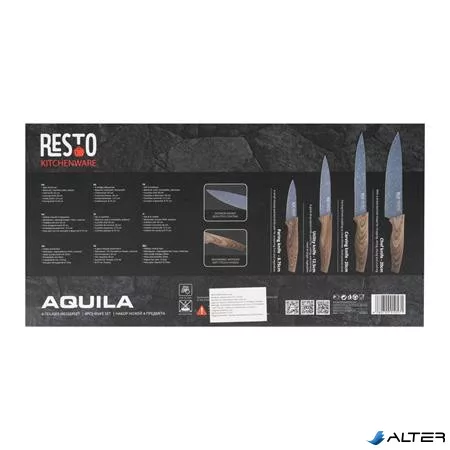 Késkészlet, 4 db, RESTO "Aquila 95503"