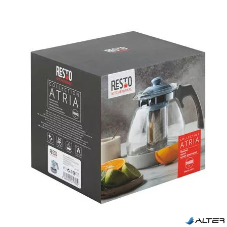 Teáskanna, belső szűrővel, 1,6 liter, RESTO "Atria 90511"
