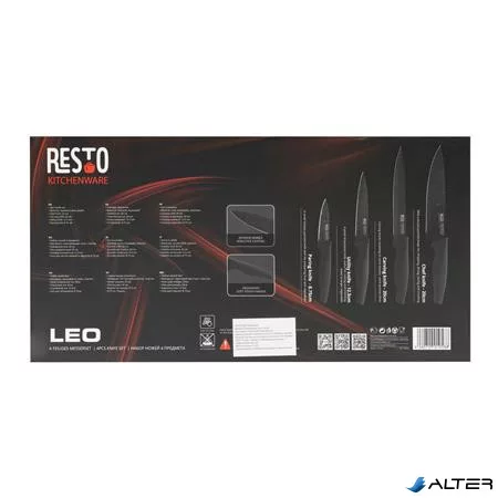 Késkészlet, 4 db, RESTO "Leo 95504"