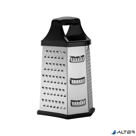 Konyhai reszelő, 6 oldalú, tárolóval, RESTO "Sham 95413"