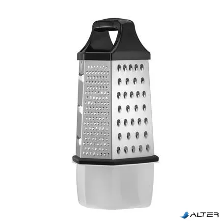 Konyhai reszelő, 6 oldalú, tárolóval, RESTO "Sham 95413"