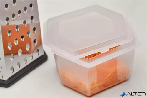 Konyhai reszelő, 6 oldalú, tárolóval, RESTO "Sham 95413"