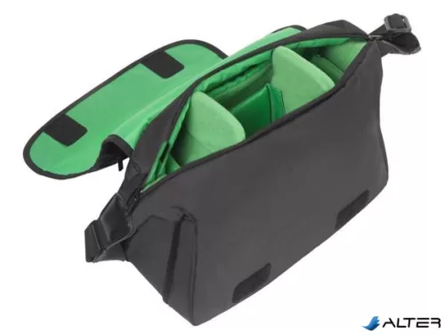 Oldaltáska, SLR fényképezőgéphez, RIVACASE 'Green Mantis 7450' fekete