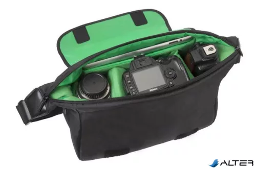 Oldaltáska, SLR fényképezőgéphez, RIVACASE 'Green Mantis 7450' fekete