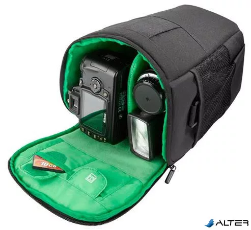 Válltáska, DSLR fényképezőgéphez, RIVACASE 'Green Mantis 7440' fekete