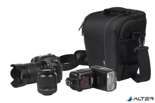 Válltáska, DSLR fényképezőgéphez, RIVACASE 'Green Mantis 7440' fekete