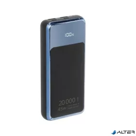   Power bank, laptopokhoz, 20.000mAh, 45W, RIVACASE 'VA1075'