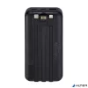 Power bank, beépített kábellel, 20.000mAh, RIVACASE "VA2221", fekete