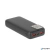 Hordozható akkumulátor, 20000mAh, QC/PD 20W, RIVACASE "VA2521"