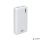 Hordozható akkumulátor, USB-A/USB-C, 20000mAh, 20W, QC/PD, RIVACASE "VA2572", fehér