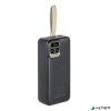 Hordozható akkumulátor, 30000mAh, QC/PD 20W, RIVACASE "VA2585"