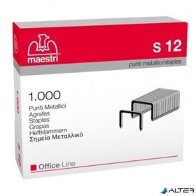 Tűzőkapocs, 23/12, PRIMULA 'S12', ezüst