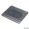 Notebook állvány, hűtőventilátorral, 15,6", RIVACASE "5555", ezüst