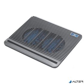   Notebook állvány, hűtőventilátorral, 15,6", RIVACASE "5555", ezüst