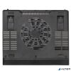 Notebook állvány, hűtőventilátorral, 17,3", RIVACASE "5556", fekete