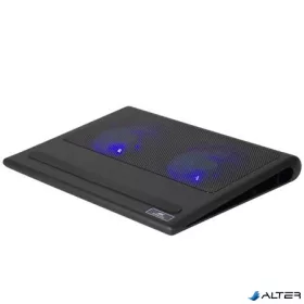  Notebook állvány, hűtőventilátorral, 17,3", RIVACASE "5557", fekete