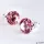 Fülbevaló, rózsaszín SWAROVSKI® kristállyal, 8mm, ART CRYSTELLA®
