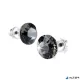 Fülbevaló, Black Diamond SWAROVSKI® kristállyal, 8mm, ART CRYSTELLA®