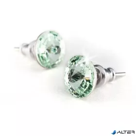  Fülbevaló, almazöld SWAROVSKI® kristállyal, csúcsos, 8mm, ART CRYSTELLA®