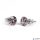 Fülbevaló, antikolt arany SWAROVSKI® kristállyal, 8mm, ART CRYSTELLA®