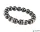 Karkötő, fekete SWAROVSKI® gyöngyből, fehér rondella kristállyal, 10mm, ART CRYSTELLA® M