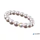 Karkötő, gyöngyházfehér SWAROVSKI® gyöngyből, színjátszós fehér kristállyal, 10 mm, ART CRYSTELLA® M