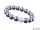 Karkötő, halványlila SWAROVSKI® gyöngyből, színjátszós fehér kristállyal, 10 mm, ART CRYSTELLA® M
