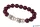 Karkötő, bíborlila-fehér SWAROVSKI® gyöngyből, fehér rondella kristállyal, 10mm, ART CRYSTELLA® M