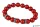 Karkötő, tűzpiros SWAROVSKI® gyöngyből, fehér rondella kristállyal, 10mm, ART CRYSTELLA® M