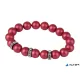 Karkötő, fénylő eper SWAROVSKI®gyöngyből, fehér rondella kristállyal, 10mm, ART CRYSTELLA® M