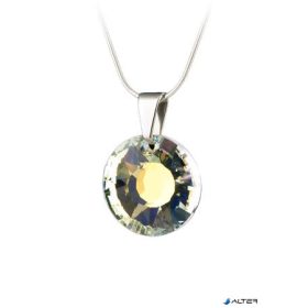   Nyaklánc, Nap formájú, fehér színjátszós SWAROVSKI® kristállyal, 19mm, ART CRYSTELLA®
