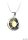 Nyaklánc, Nap formájú, fehér színjátszós SWAROVSKI® kristállyal, 19mm, ART CRYSTELLA®