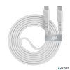 USB kábel, USB-C - USB-C, 1,2 m, RIVACASE "PS6005", fehér