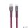 Usb kábel, USB - USB-C, 1,2 m, RIVACASE "PS6102", piros